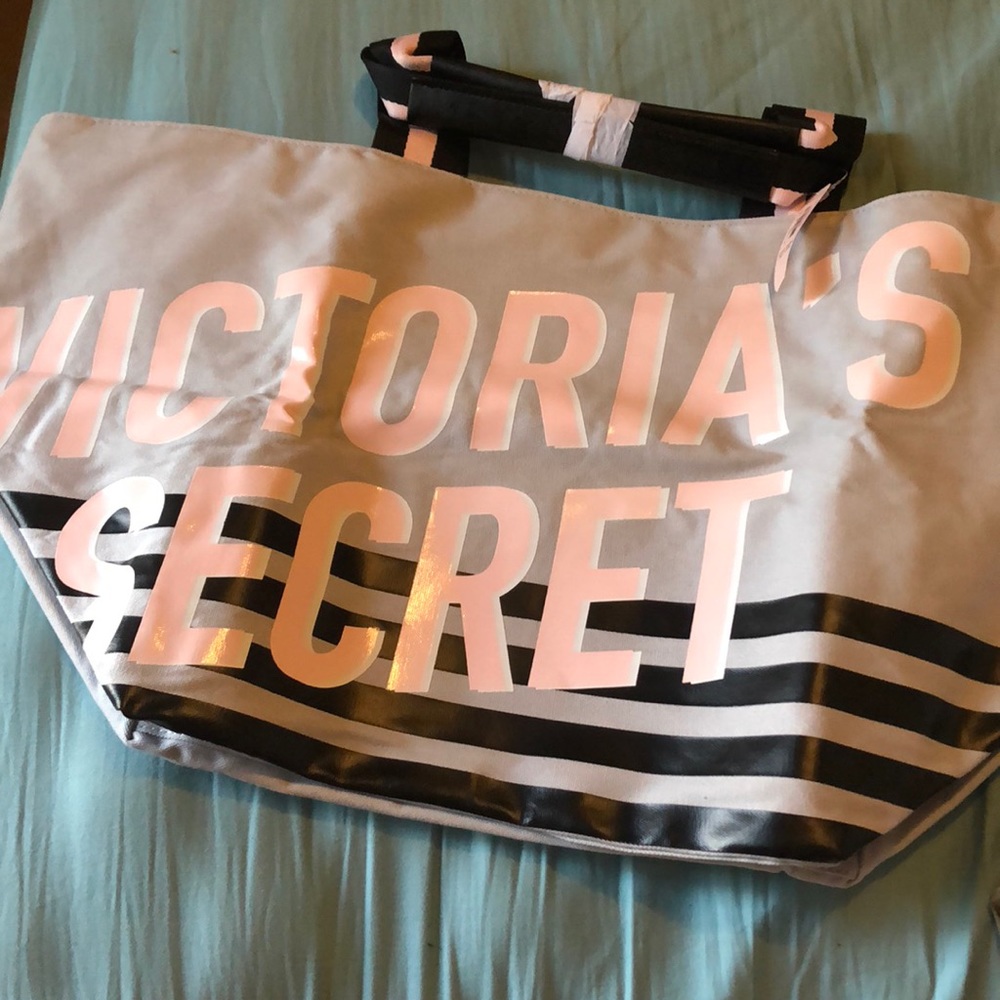 Light Grey Victoria Secret Bag